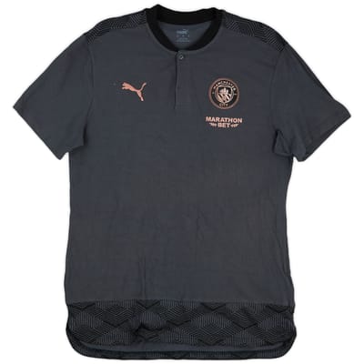 2020-21 Manchester City Puma Polo Shirt - 9/10 - (XL)