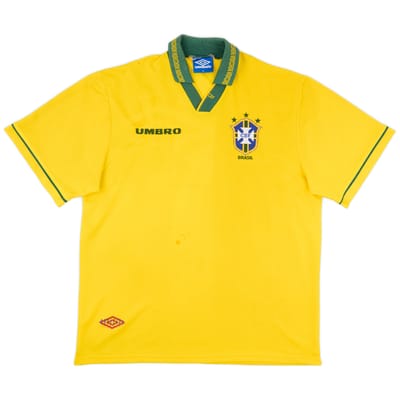 1993-94 Brazil Home Shirt - 6/10 - (XL)