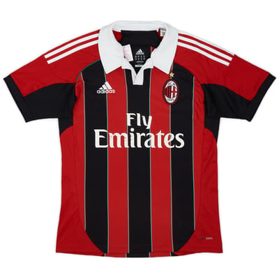 2012-13 AC Milan Home Shirt - 5/10 - (15-16 Years)