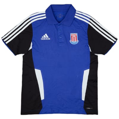 2011-12 Stoke City adidas Polo Shirt - 7/10 - (S)