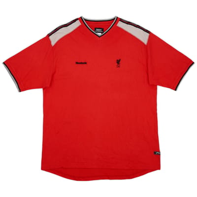 2000-01 Liverpool Reebok Cotton Tee - 7/10 - (XXL)