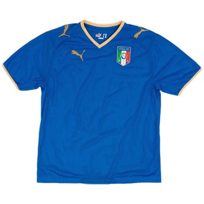 2007-08 Italy Home Shirt - 8/10 - (15-16 Years)