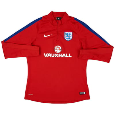 2016-17 England Nike 1/4 Zip Training Top - 9/10 - (Women's M)