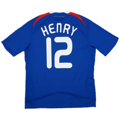 2007-08 France Home Shirt Henry #12 (L)