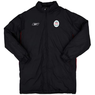 2002-04 Liverpool Reebok Padded Bench Coat - 8/10 - (L)