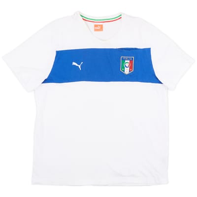 2011-12 Italy Puma Cotton Tee - 9/10 - (XL)