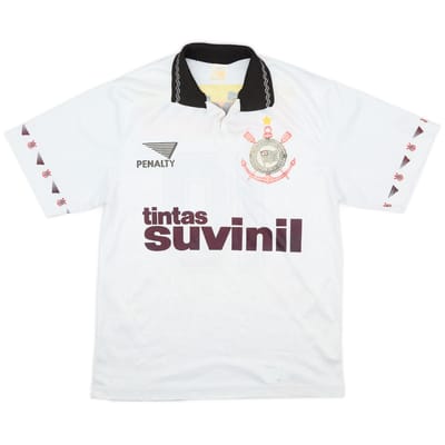 1995 Corinthians Home Shirt #10 - 4/10 - (S)