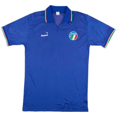 1986-91 Italy Home Shirt #13 - 8/10 - (XL)