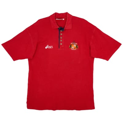 1998-99 Sunderland Asics Polo Shirt - 9/10 - (XXL)