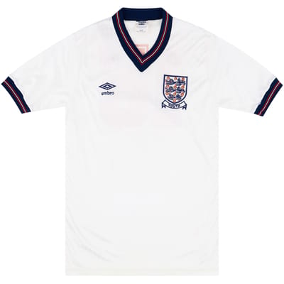 1987 England U-18 Match Issue Home Shirt #15 (May)