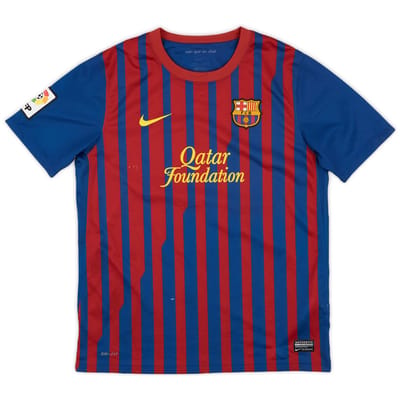 2011-12 Barcelona Home Shirt - 5/10 - (13-15 Years)