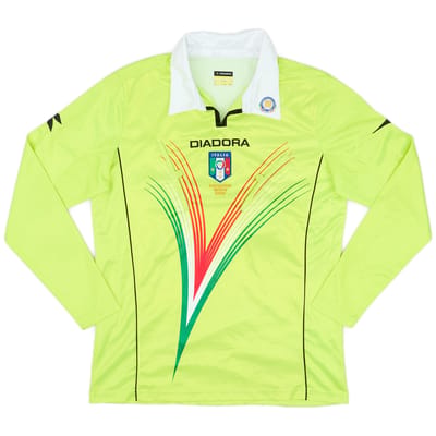 2011-12 Italy Diadora Centenary Referee L/S Shirt - 7/10 - (S)