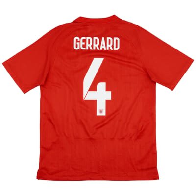 2014-15 England Authentic Away Shirt Gerrard #4 - 7/10 - (L)
