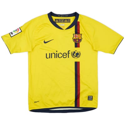 2008-10 Barcelona Away Shirt - 5/10 - (11-12 Years)