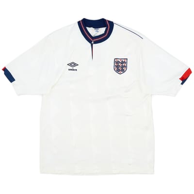 1987-90 England Home Shirt - 7/10 - (M)