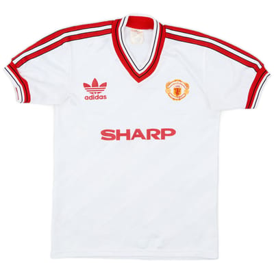 1986-88 Manchester United Away Shirt - 7/10 - (12-13 Years)