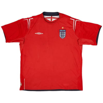 2004-06 England Away Shirt - 5/10 - (XL)