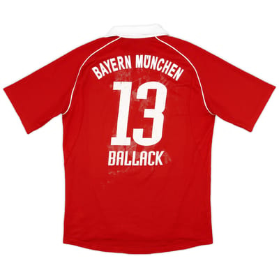 2005-06 Bayern Munich Home Shirt Ballack #13 - 5/10 - (M)