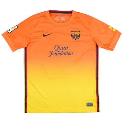 2012-13 Barcelona Away Shirt - 9/10 - (13-15 Years)