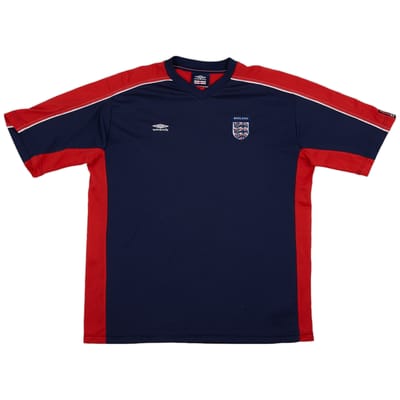 2002-03 England Umbro Training Shirt - 8/10 - (XXL)