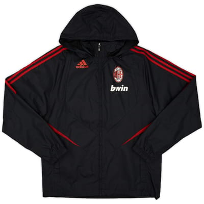 2009-10 AC Milan adidas Hooded Rain Jacket - 5/10 - (S/M)