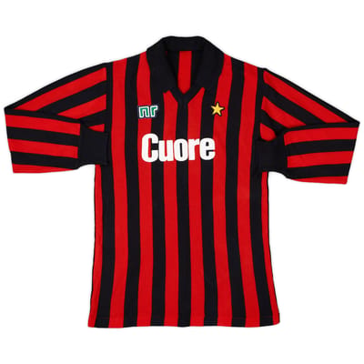 1983-84 AC Milan Home L/S Shirt - 10/10 - (S)