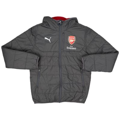2017-18 Arsenal Puma Reversible Padded Bench Coat - 8/10 - (S)