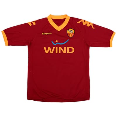 2010-11 Roma Home Shirt - 5/10 - (15-16 Years)