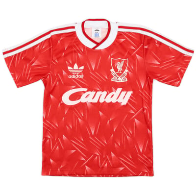1989-91 Liverpool Home Shirt - 9/10 - (6-7 Years)