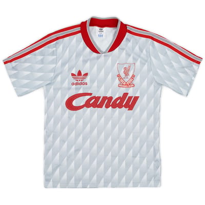 1989-91 Liverpool Away Shirt - 5/10 - (9-10 Years)