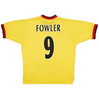 1997-99 Liverpool Away Shirt Fowler #9 - 6/10 - (L)