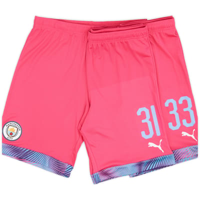 2019-20 Manchester City Player Issue GK Away Shorts # - 7/10 - (L)
