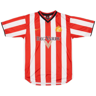 2000-02 Sunderland Home Shirt - 4/10 - (13-15 Years)