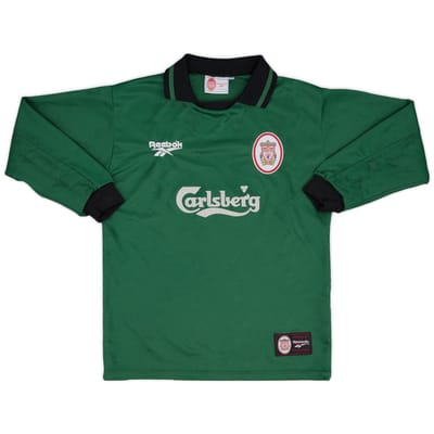 1996-97 Liverpool GK Shirt - 7/10 - (15-16 Years)