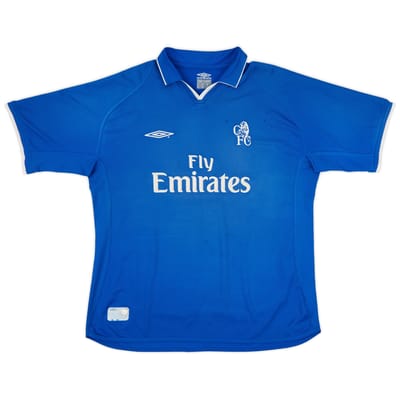 2001-03 Chelsea Home Shirt - 5/10 - (XL)