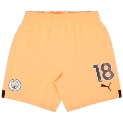 2022-23 Manchester City Player Issue GK Shorts #18 - 7/10 - (L)
