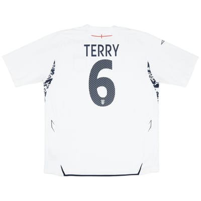 2007-09 England Home Shirt Terry #6