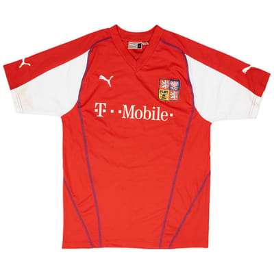 2004-05 Czech Republic Basic Home Shirt - 5/10 - (L)