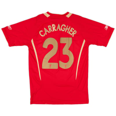 2005-06 Liverpool CL Home Shirt Carragher #23 - 5/10 - (S)