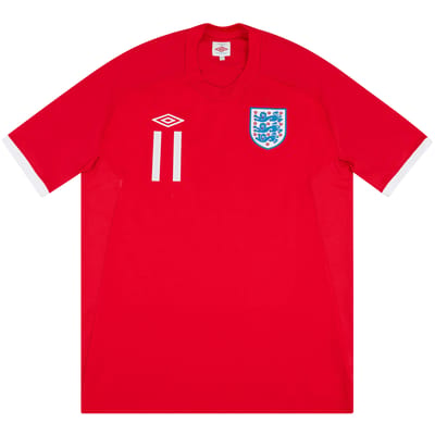 2010 England Match Issue Away Shirt #11 (Ince)