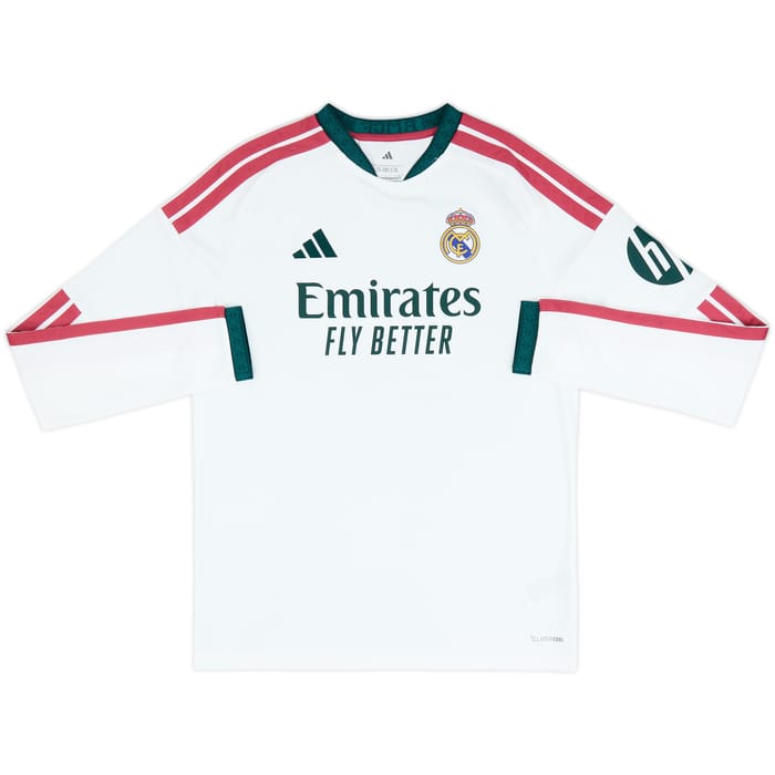 2026-27 Real Madrid Home L/S Shirt (KIDS)