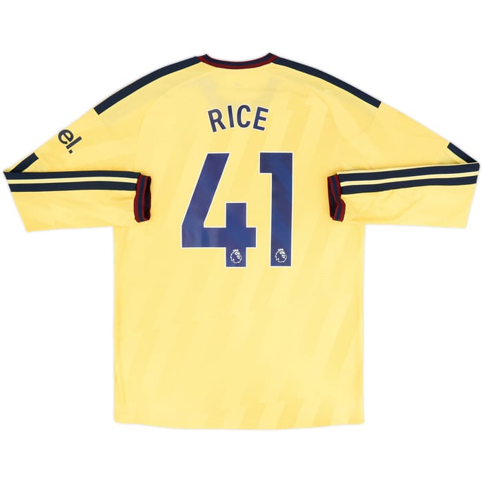 2026-27 Arsenal Authentic Third L/S Shirt Rice #41