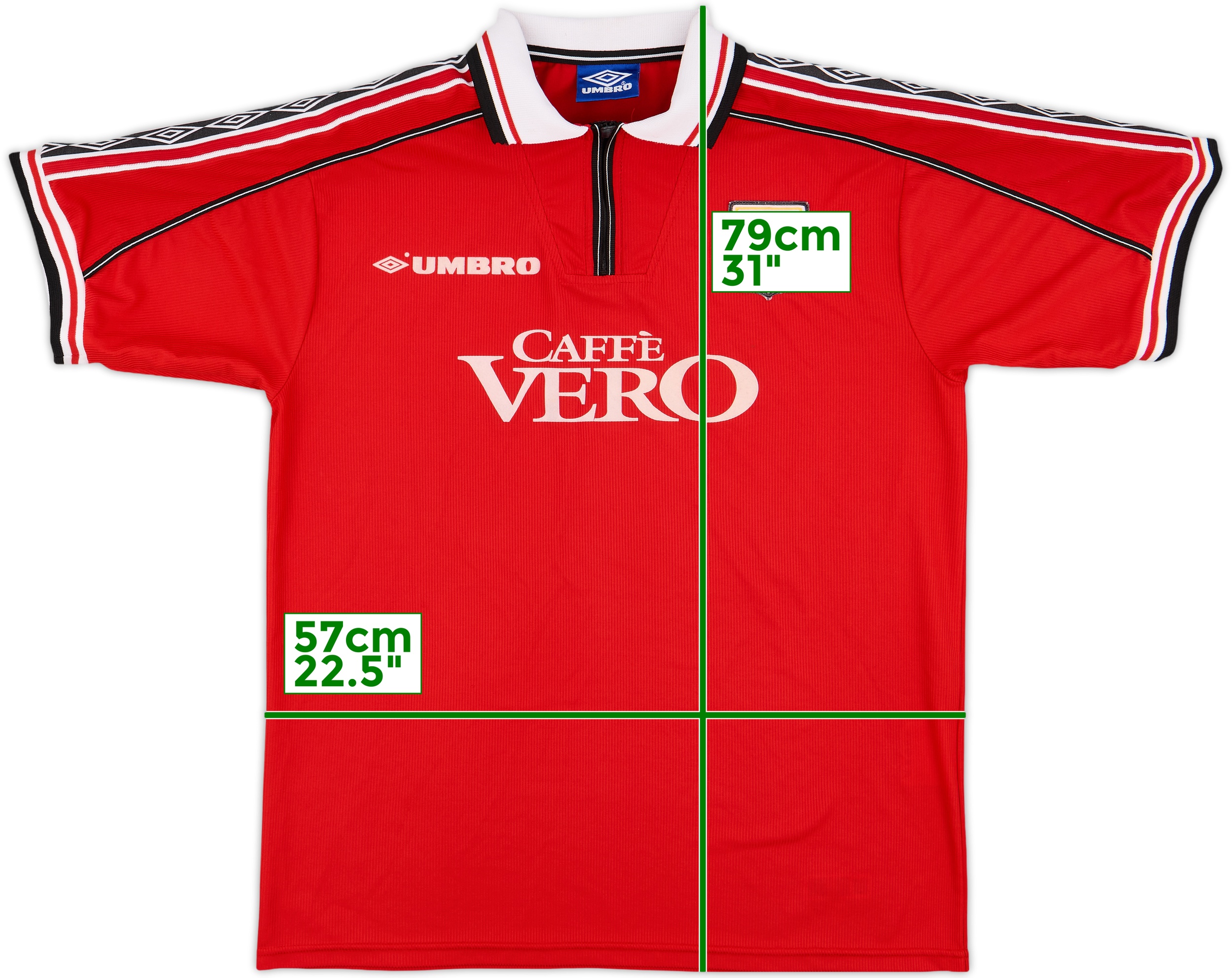Umbro Vicenza Mens SS Away Shirt 1999/00 | VCZA99149775used