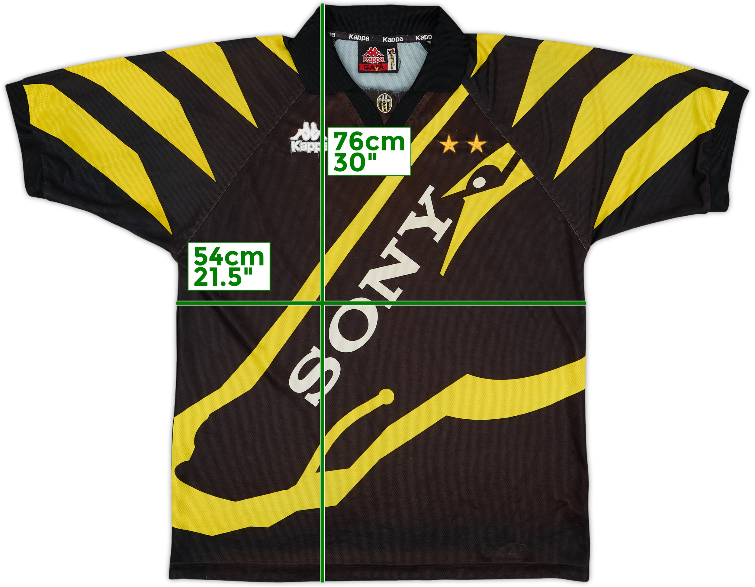 Kappa Juventus Mens SS Third Shirt 1996/97 | JUVT96747707used