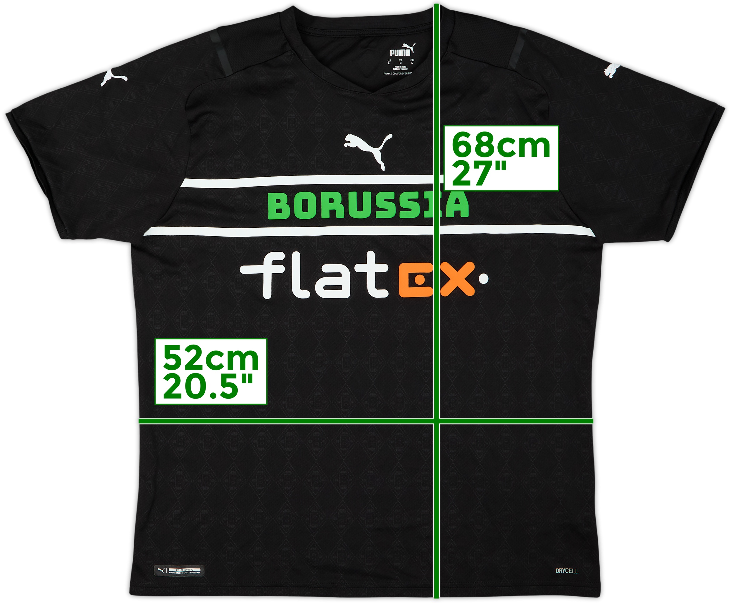Puma Borussia Monchengladbach Mens SS Third Shirt 2021/22