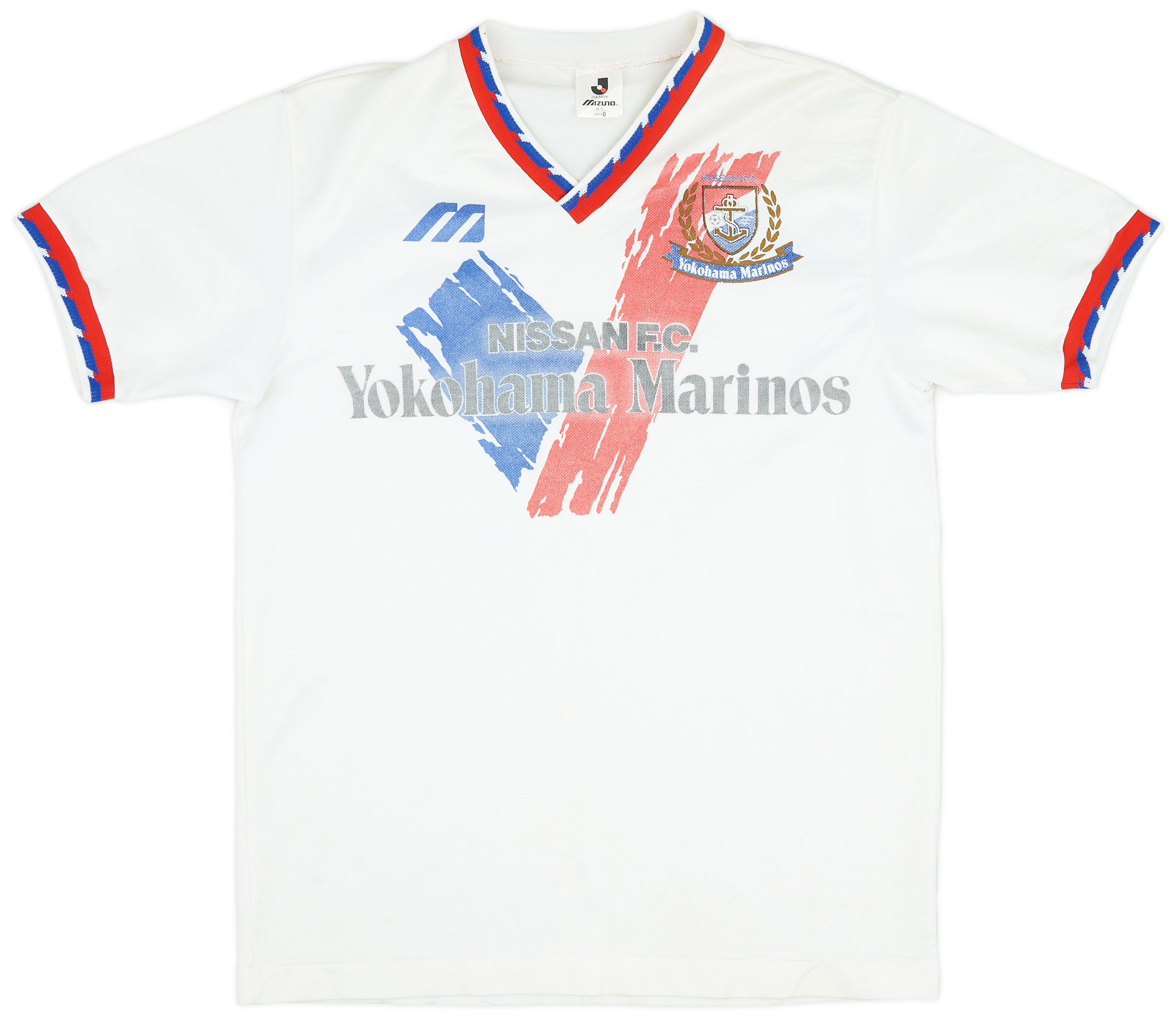 Yokohama Marinos Jリーグシャツ Mizuno 1993-94 Yokohama Marinos Mizuno Training Shirt - 5/10 - (L)