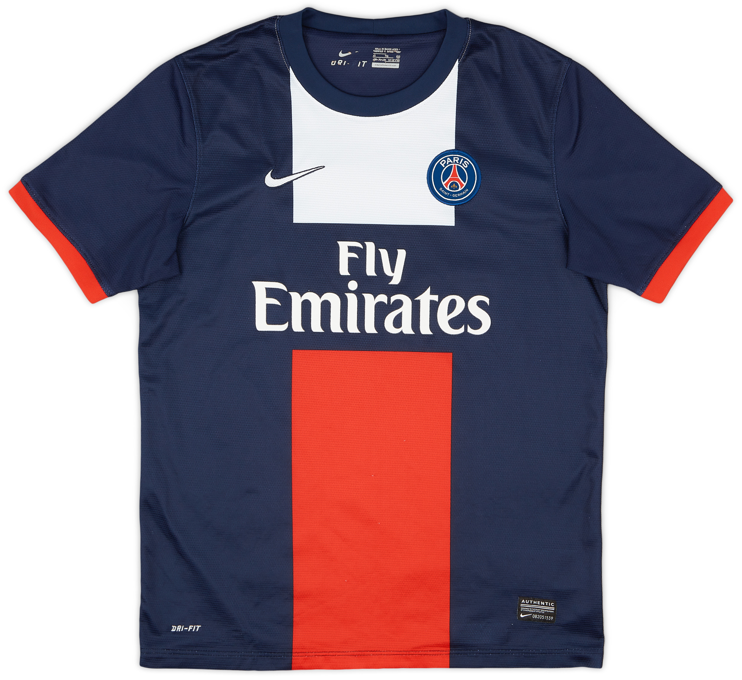 ウェア Paris Saint-Germain vintage gameshirts Vintage Paris Saint Germain 2001-2002 Home Shirt - Large - Okocha