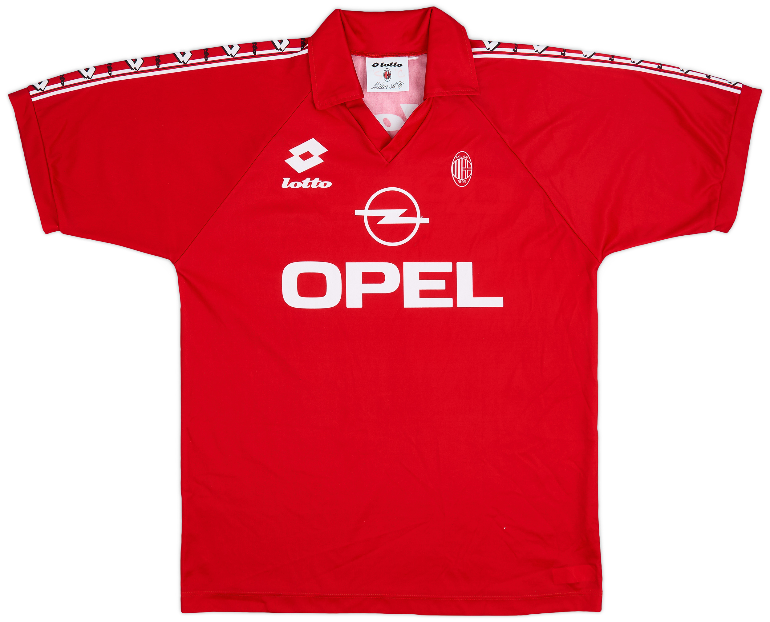 AC MILAN ゲームシャツ 95-96 ユニフォーム LOTTO イタリア製 AC MILAN ゲームシャツ 95-96 ユニフォーム LOTTO イタリア製 AC MILAN