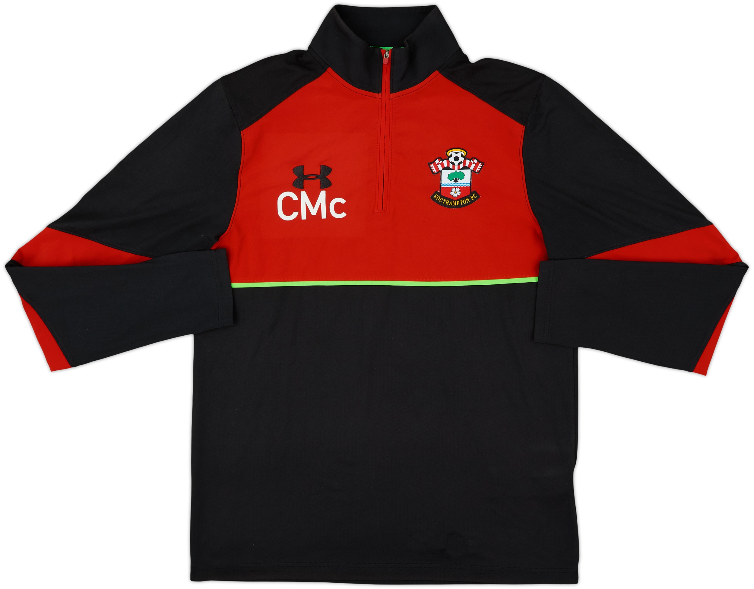 2016-17 Southampton Staff Issue Under Armour 1/4 Zip Drill Top CMc