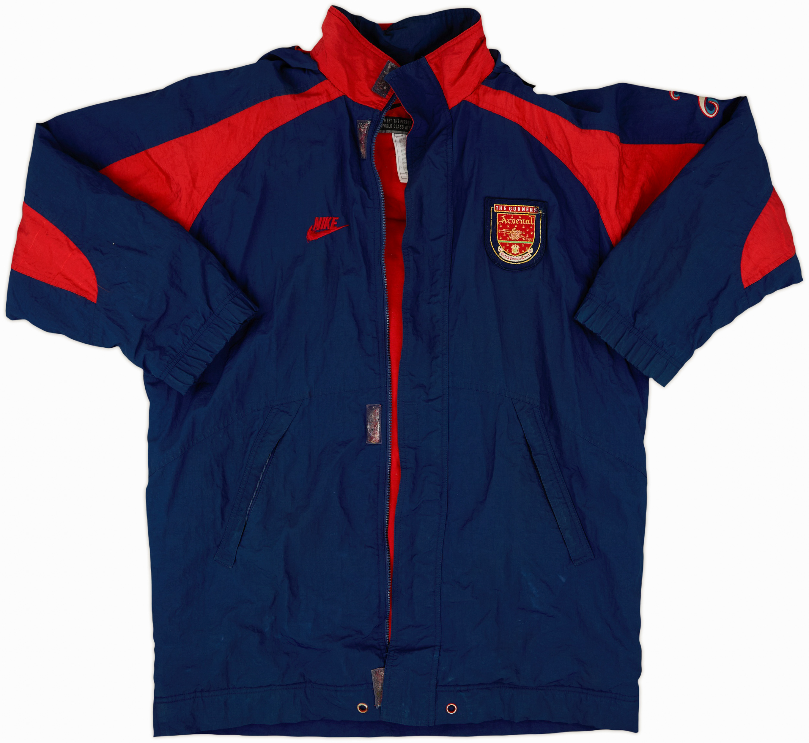 1995-96 Arsenal Nike Padded Bench Coat - 6/10 - (M)
